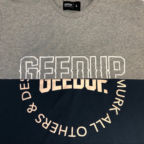 Geedup Murk All Others Urban Trendy 2-Tone T-Shirt - Picture 6 of 6